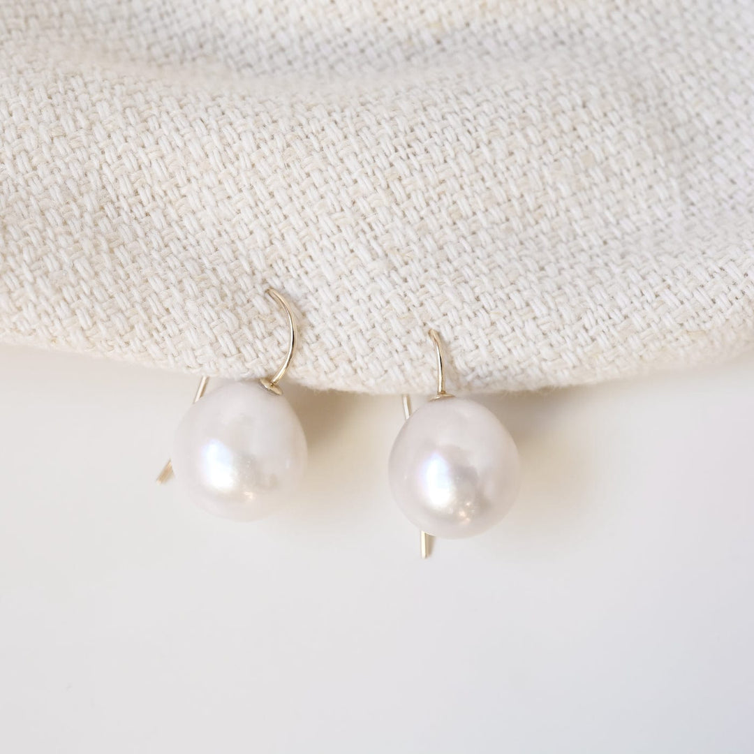 20mm Baroque Pearl Drop Earrings