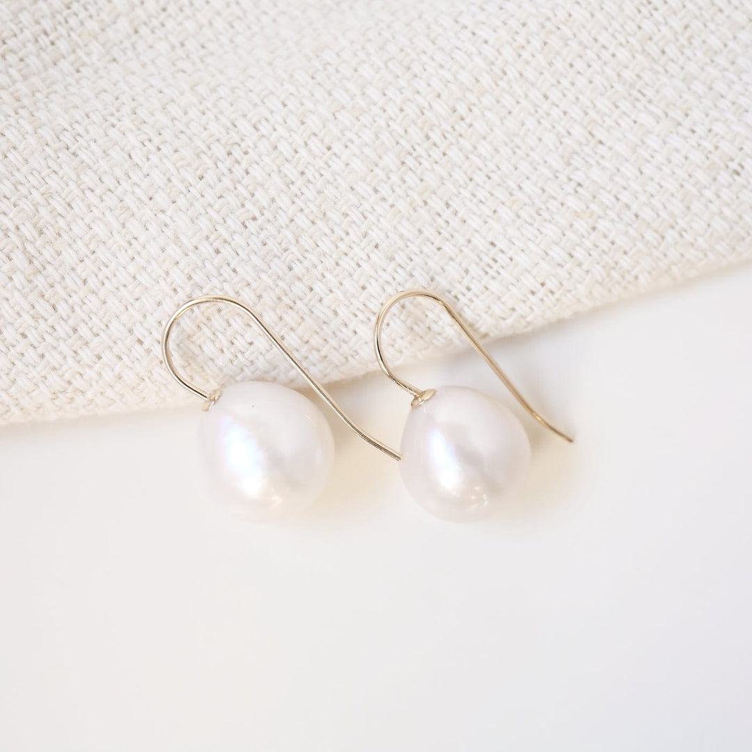 20mm Baroque Pearl Drop Earrings