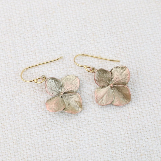 Hydrangea Single Drop Earring