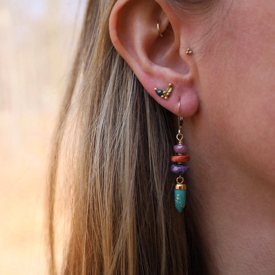 Turquoise Point Earrings