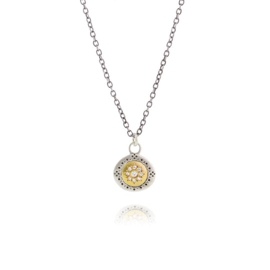 NKL-18K Diamond Seeds Of Harmony Charm Necklace