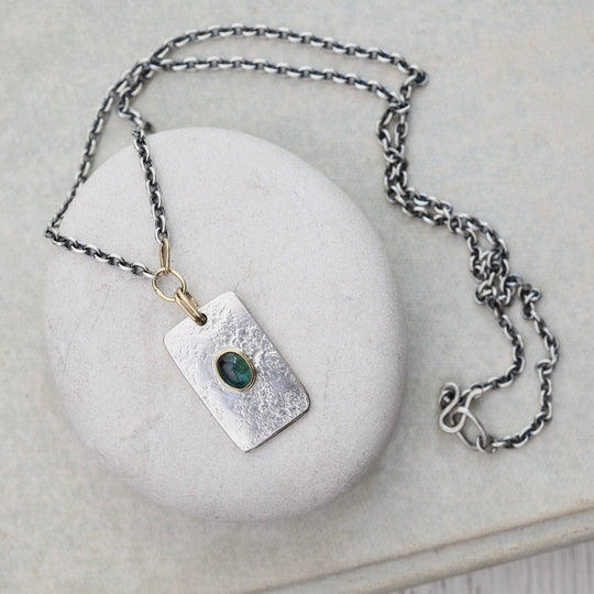 Tourmaline Tablet Necklace