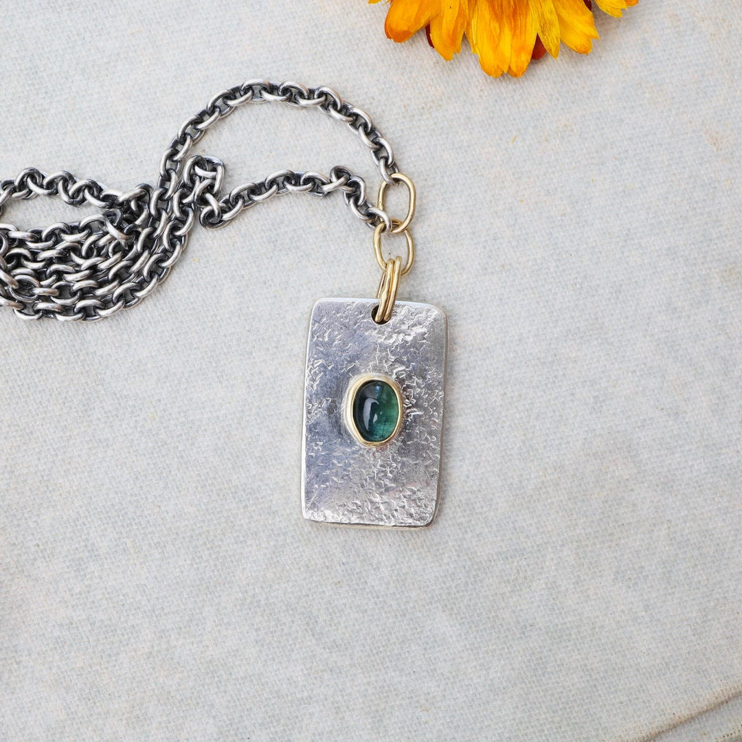 Tourmaline Tablet Necklace