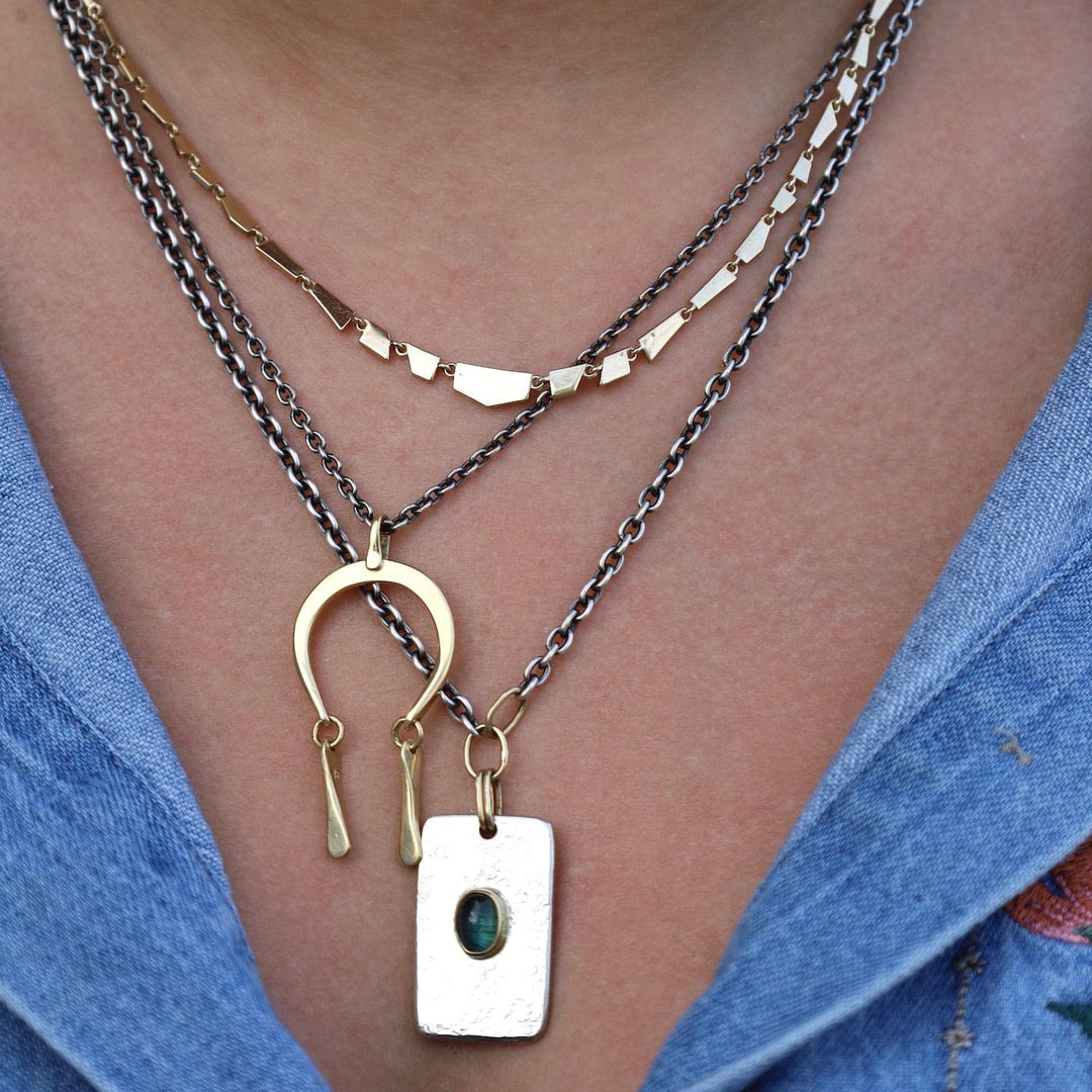 Tourmaline Tablet Necklace