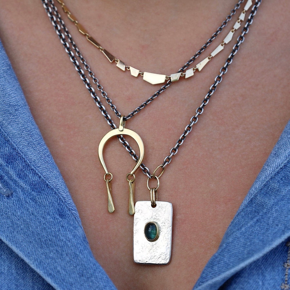 Tourmaline Tablet Necklace