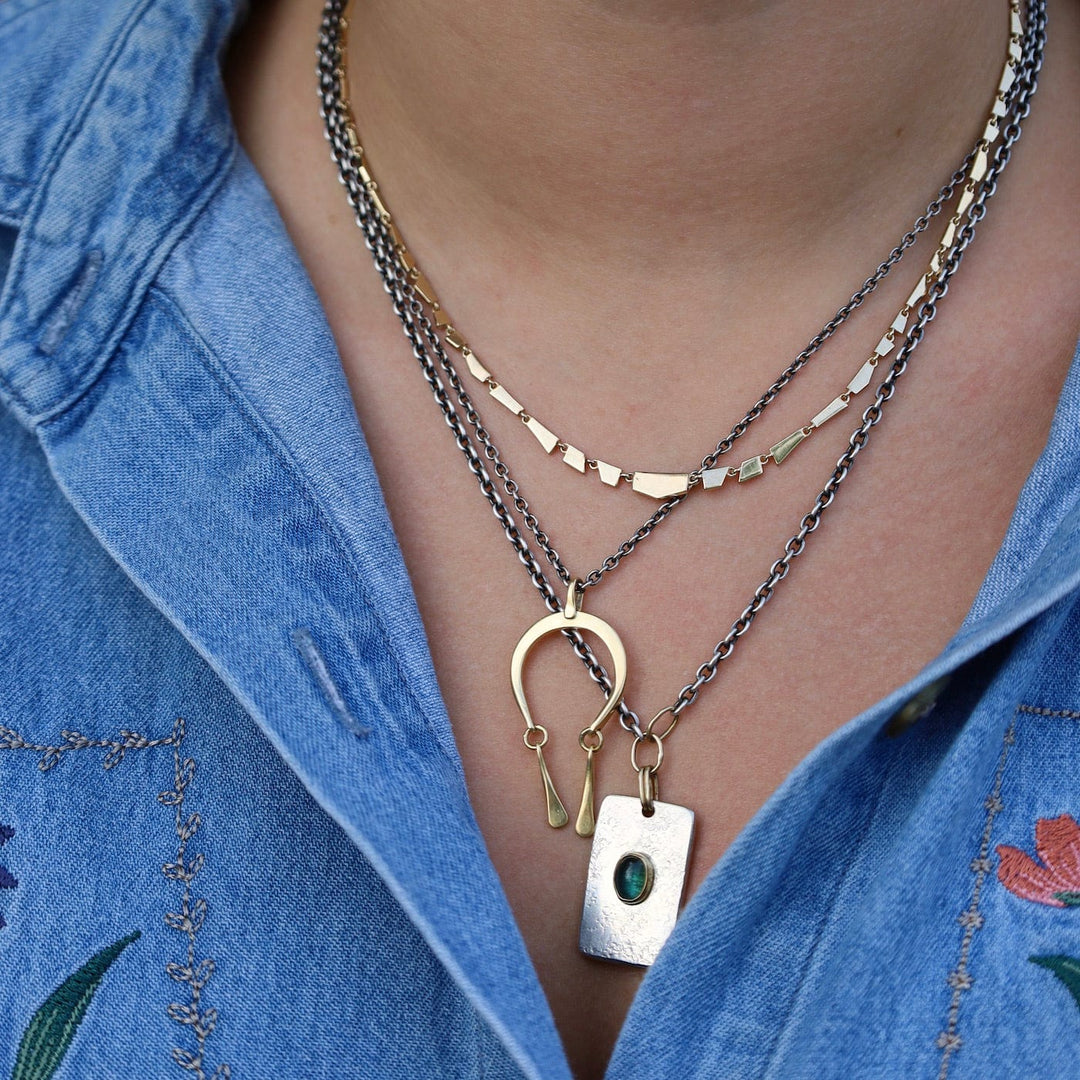 Tourmaline Tablet Necklace