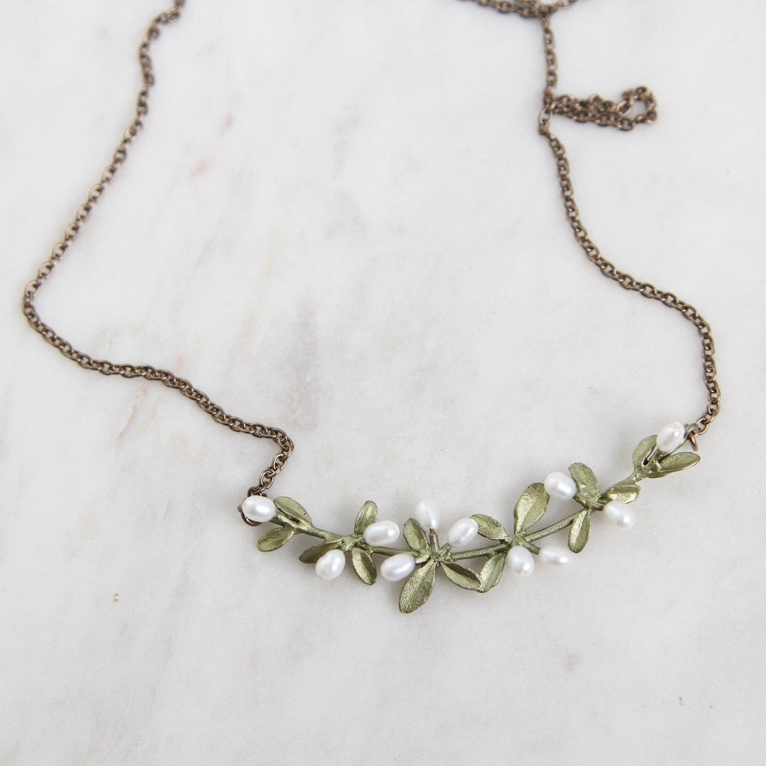 Flowering Thyme Bar Necklace