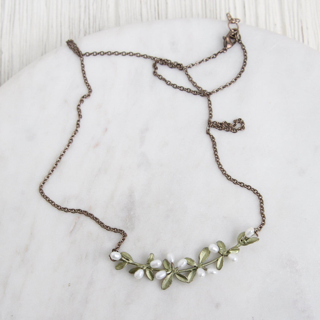 Flowering Thyme Bar Necklace