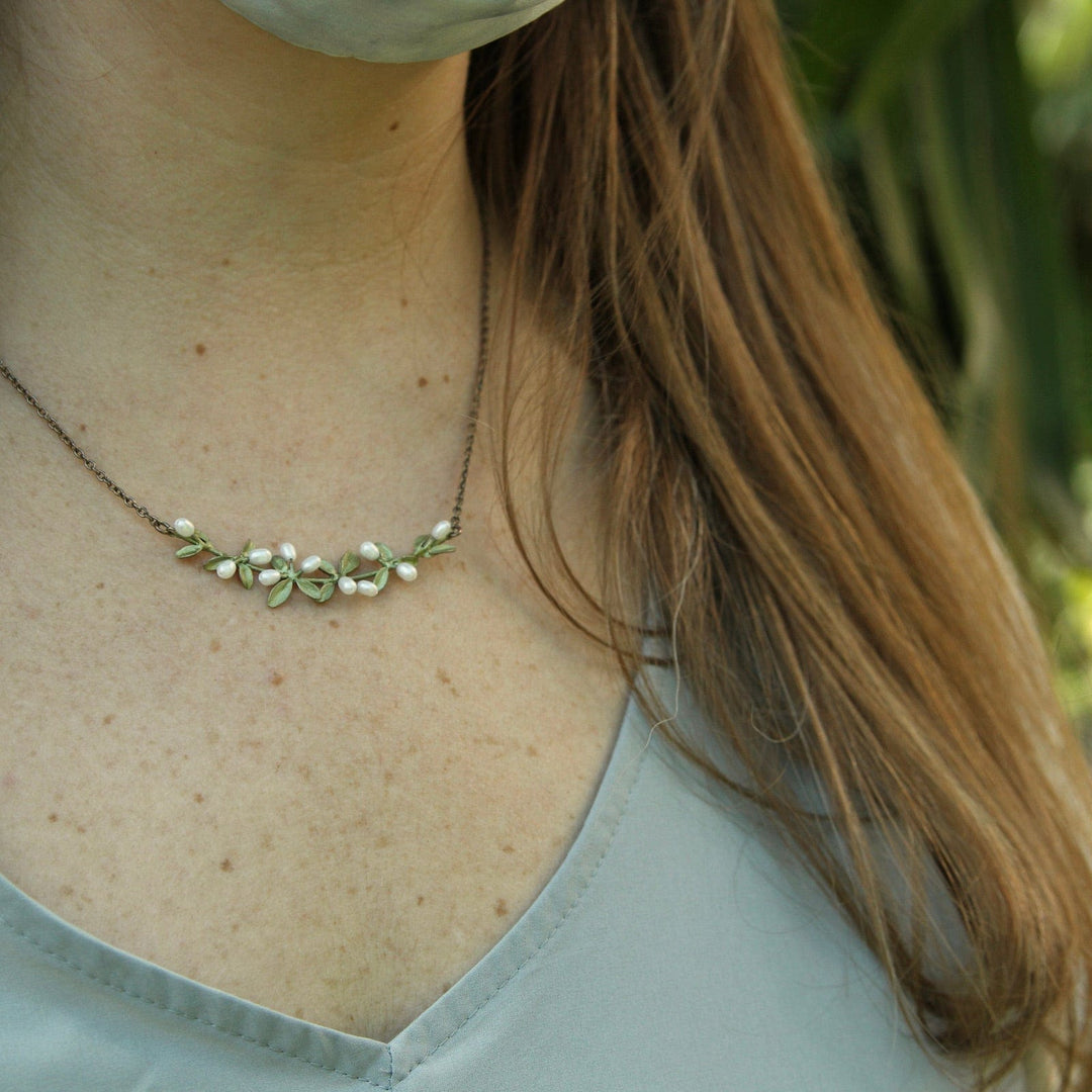 Flowering Thyme Bar Necklace