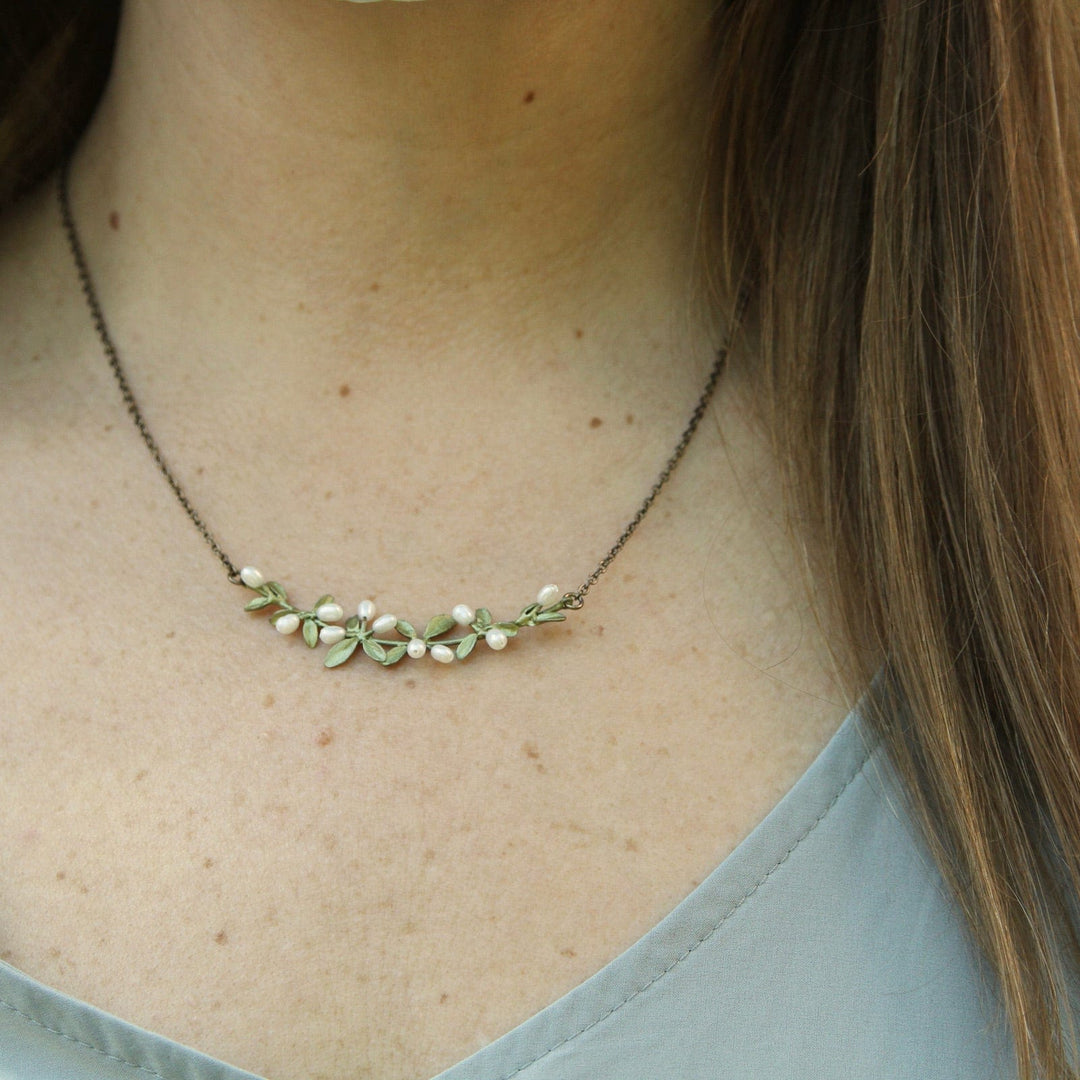 Flowering Thyme Bar Necklace