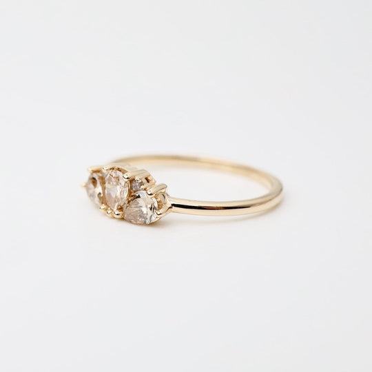 Champagne CZ Ava Ring