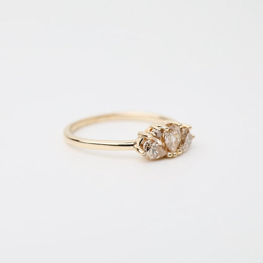 Champagne CZ Ava Ring