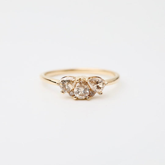 Champagne CZ Ava Ring